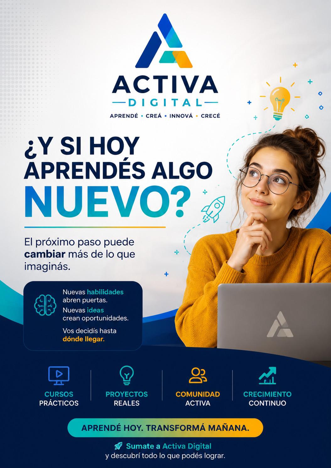 Activa Digital, negocio propio operado por Núcleo Emprendimientos